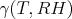 Input: \gamma(T,RH)